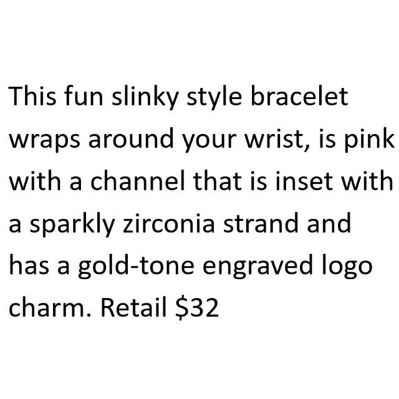 Marc by Marc Jacobs Slinky Wrap Bracelet in Knockout Pink NWT - Picture 2 of 5